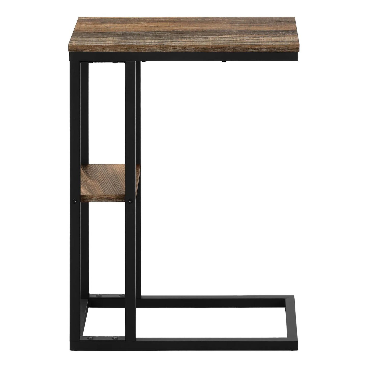 C Shaped Accent Table with Contemporary Design