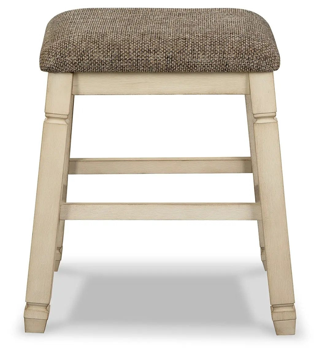 Bolanburg Upholstered Bar Stools Set Of Two Beige