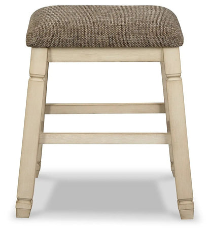 Bolanburg Upholstered Bar Stools Set Of Two Beige