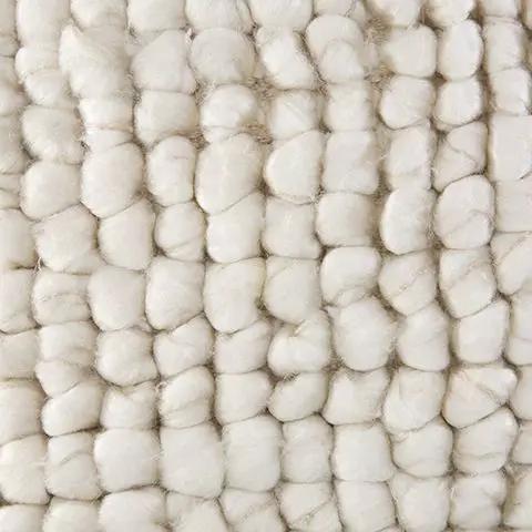 Pillow Aavie throw pillow in cream chunky knit texture by Unique Piece Furniture on Tampa Home & Garden Store
