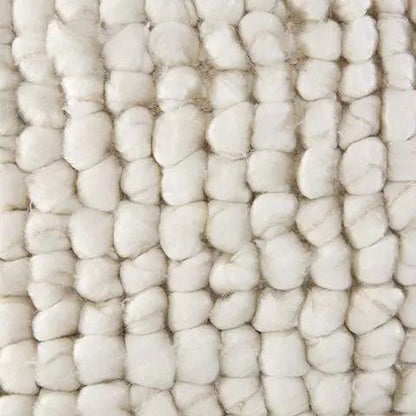 Pillow Aavie throw pillow in cream chunky knit texture by Unique Piece Furniture on Tampa Home & Garden Store