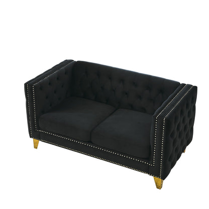 Upholstered Chesterfield Sofa for Living Room