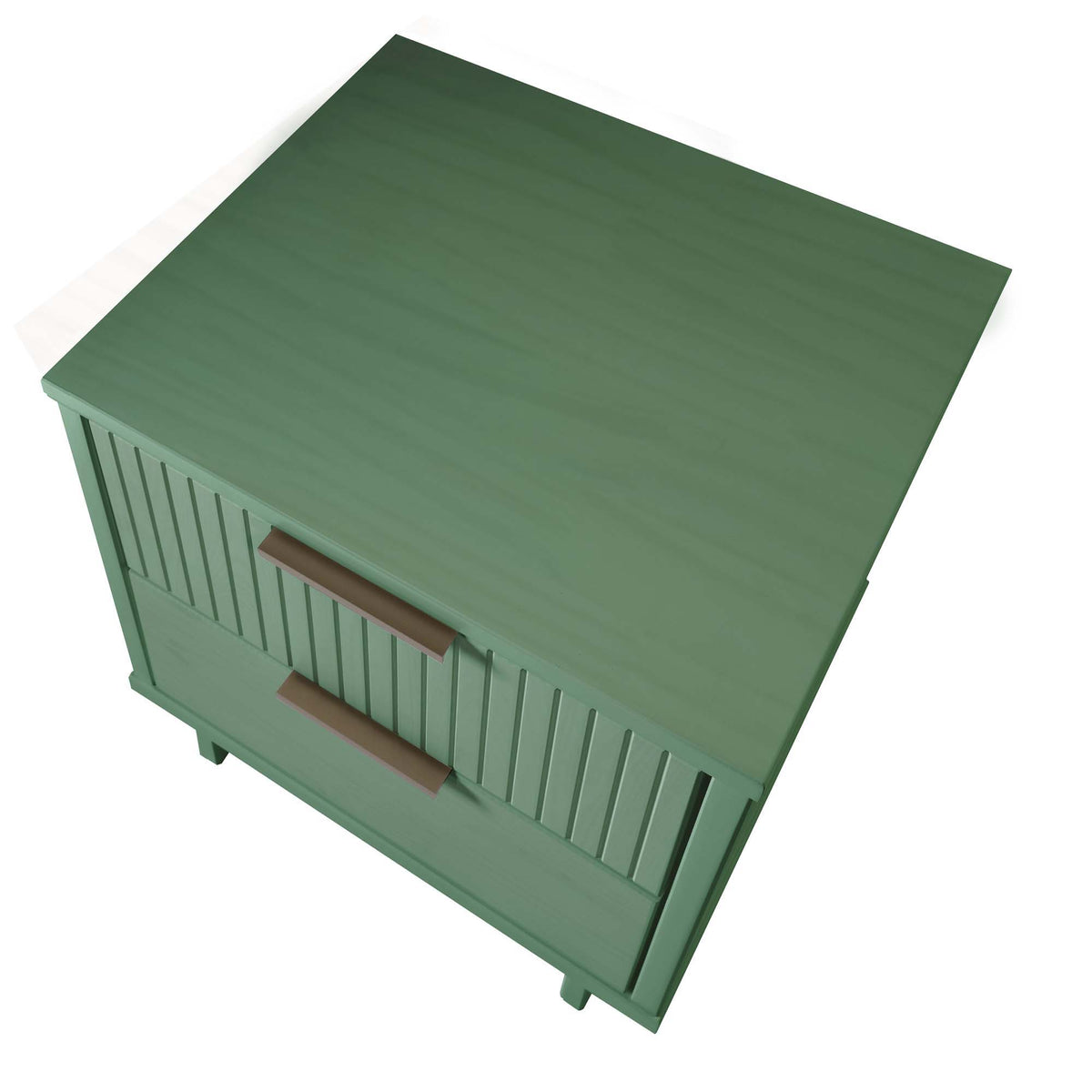 Granville Nightstand with 2 Drawers in green solid wood by HouseOfZazla, accent nightstand on Tampa Home & Garden Store