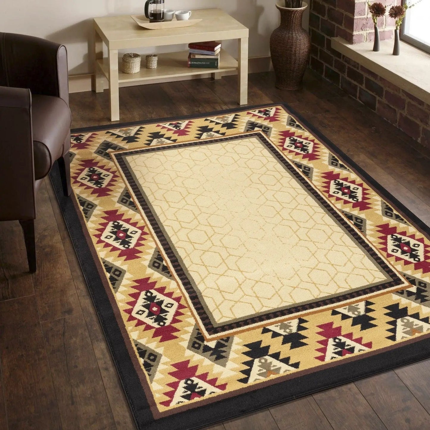 Tribes Southwest Area Rug With Vibrant Colors