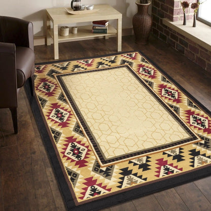 Tribes Southwest Area Rug With Vibrant Colors