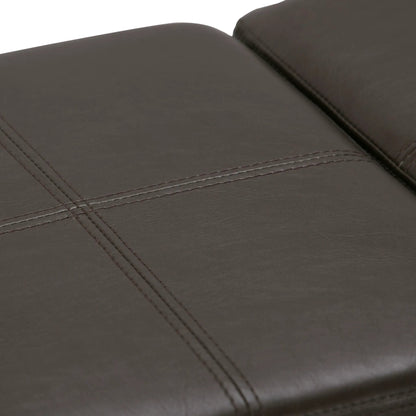 Avalon Upholstered Storage Ottoman With Trays
