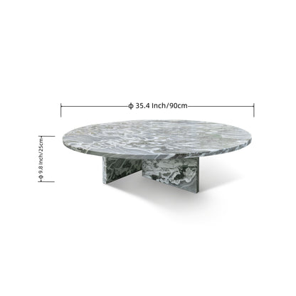 Luxury Marble Coffee Table With Unique Veining