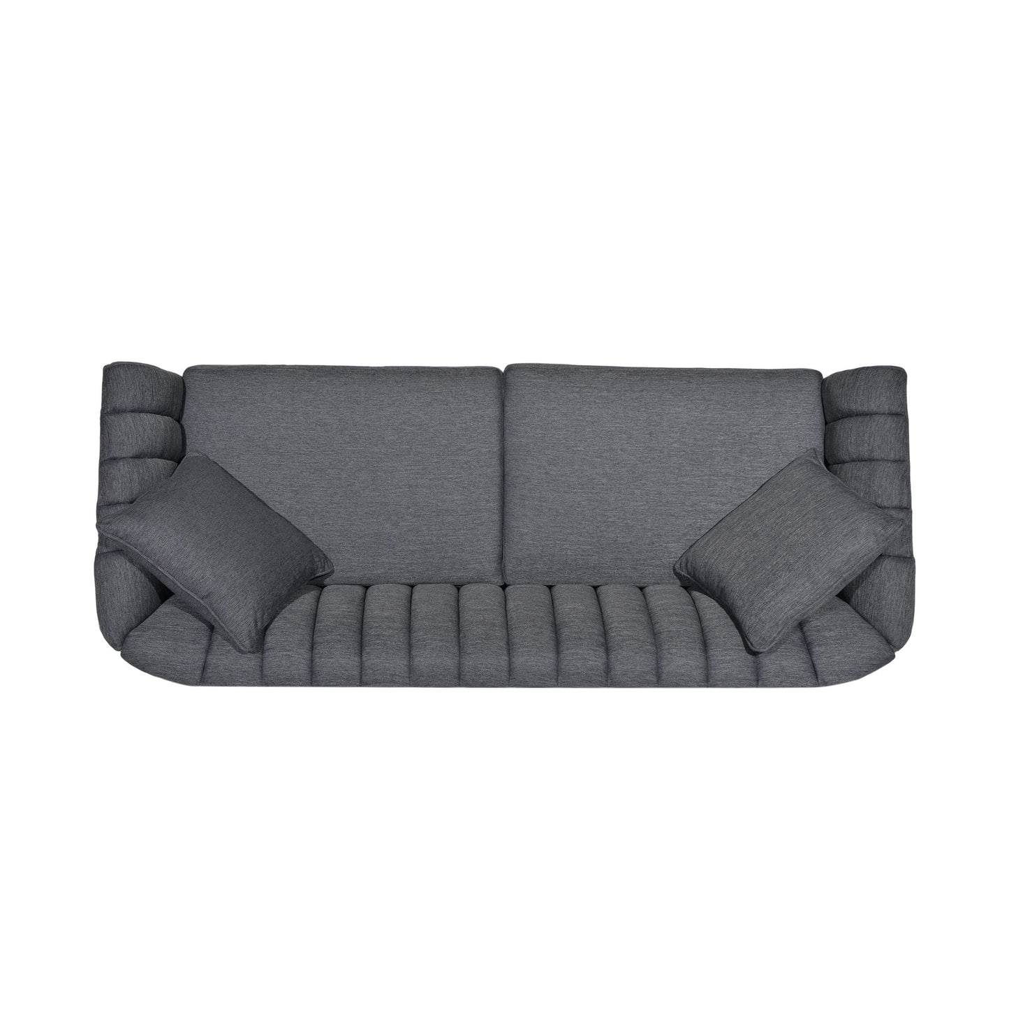 Contemporary Three Seater Sofa with Button Stitch
