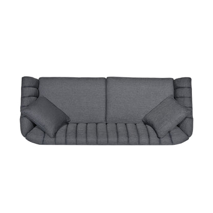 Contemporary Three Seater Sofa with Button Stitch