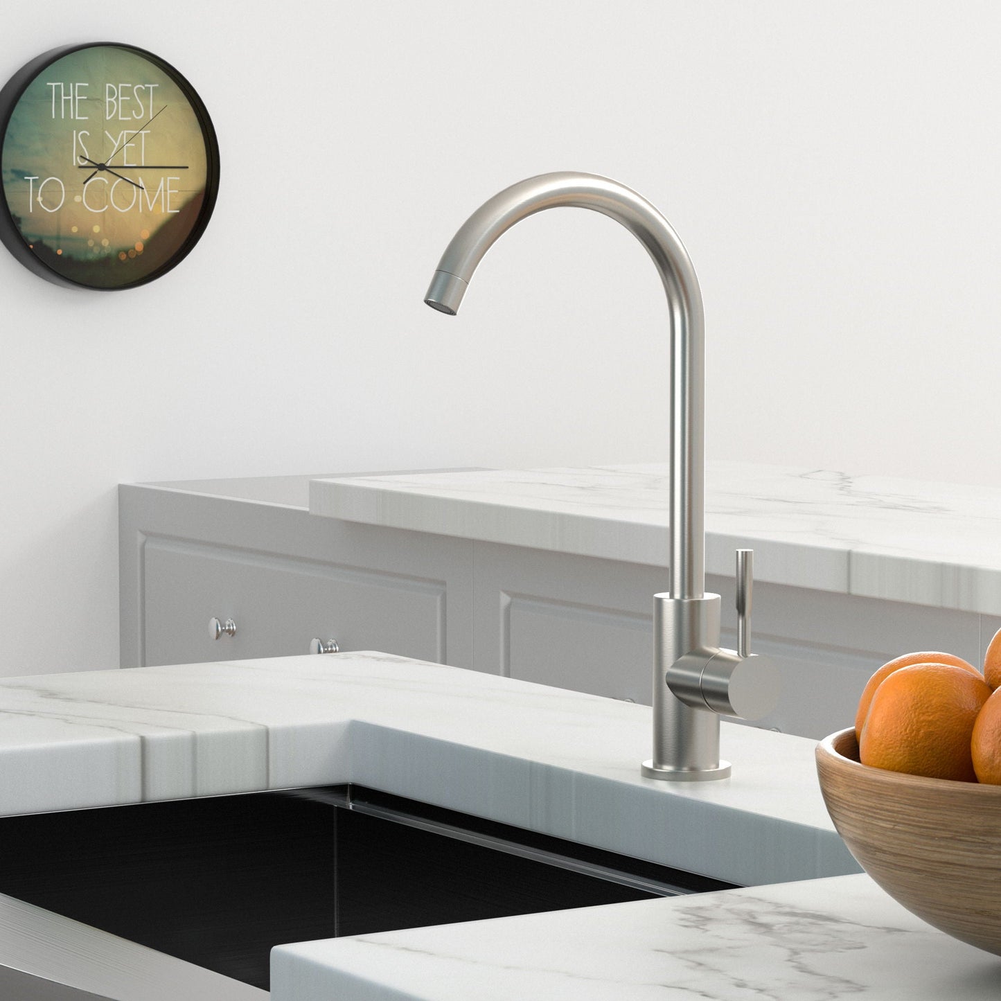 Modern Kitchen Sink Faucet with Single Handle