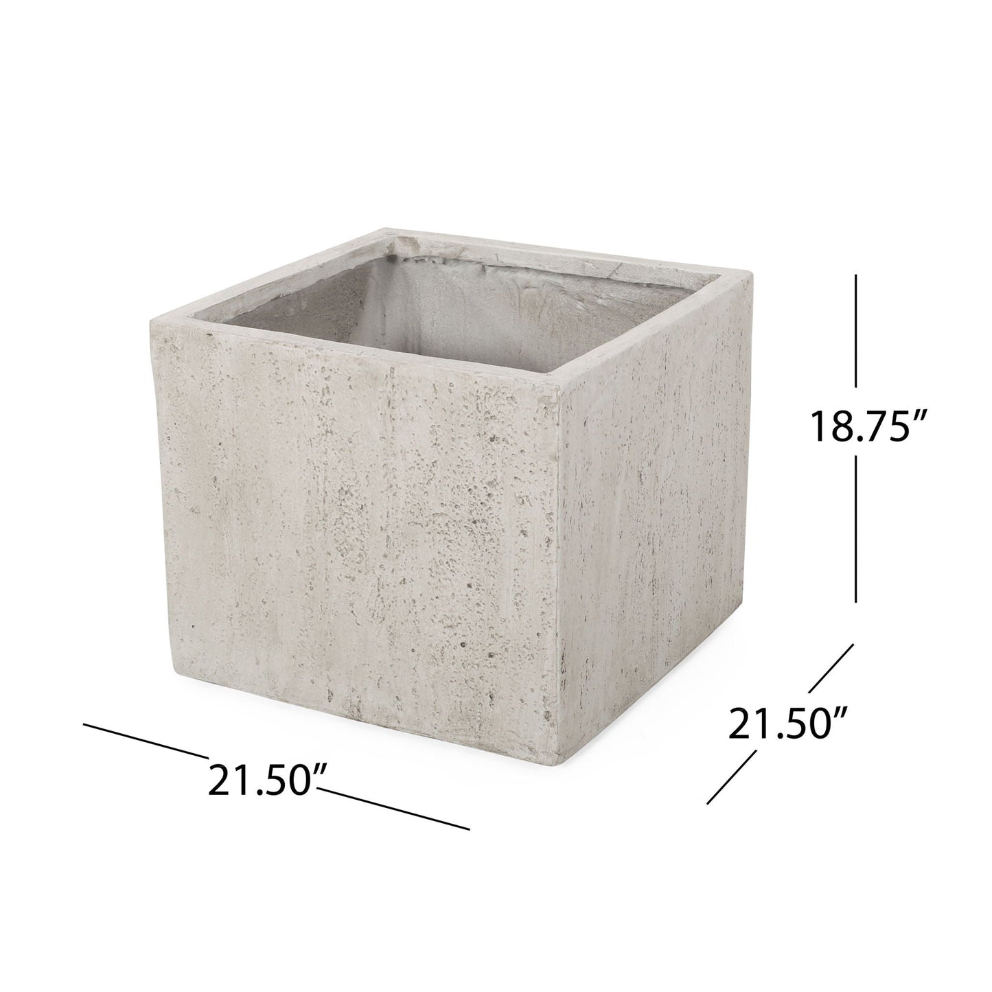 Modern Outdoor Planter concrete gray square planter HouseOfZazla on Tampa Home & Garden Store