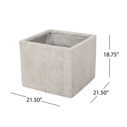 Modern Outdoor Planter concrete gray square planter HouseOfZazla on Tampa Home & Garden Store