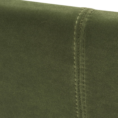 Solid Upholstered Bed Frame and Headboard Set
