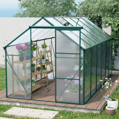 Outdoor Polycarbonate House and Raised Metal Base