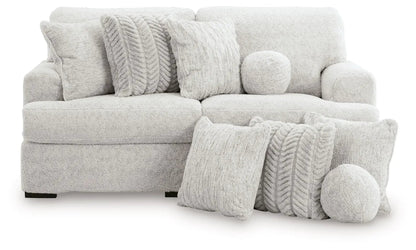 Cuddle Plush Sectional sofa in light gray plush boucle fabric by Unique Piece Furniture stationary sectional on Tampa Home & Garden Store
