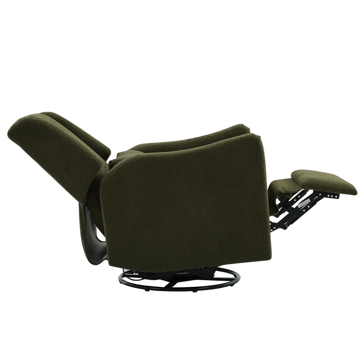 Wide Wingback Swivel Glider And Recliner