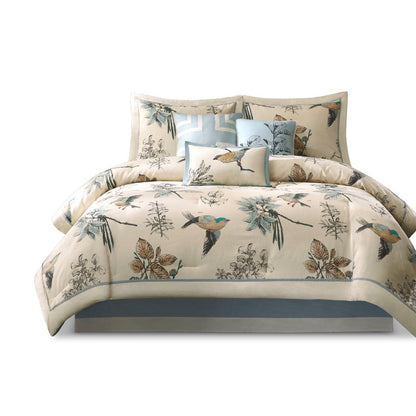 7 Piece Cotton Comforter Set and a Khaki Print