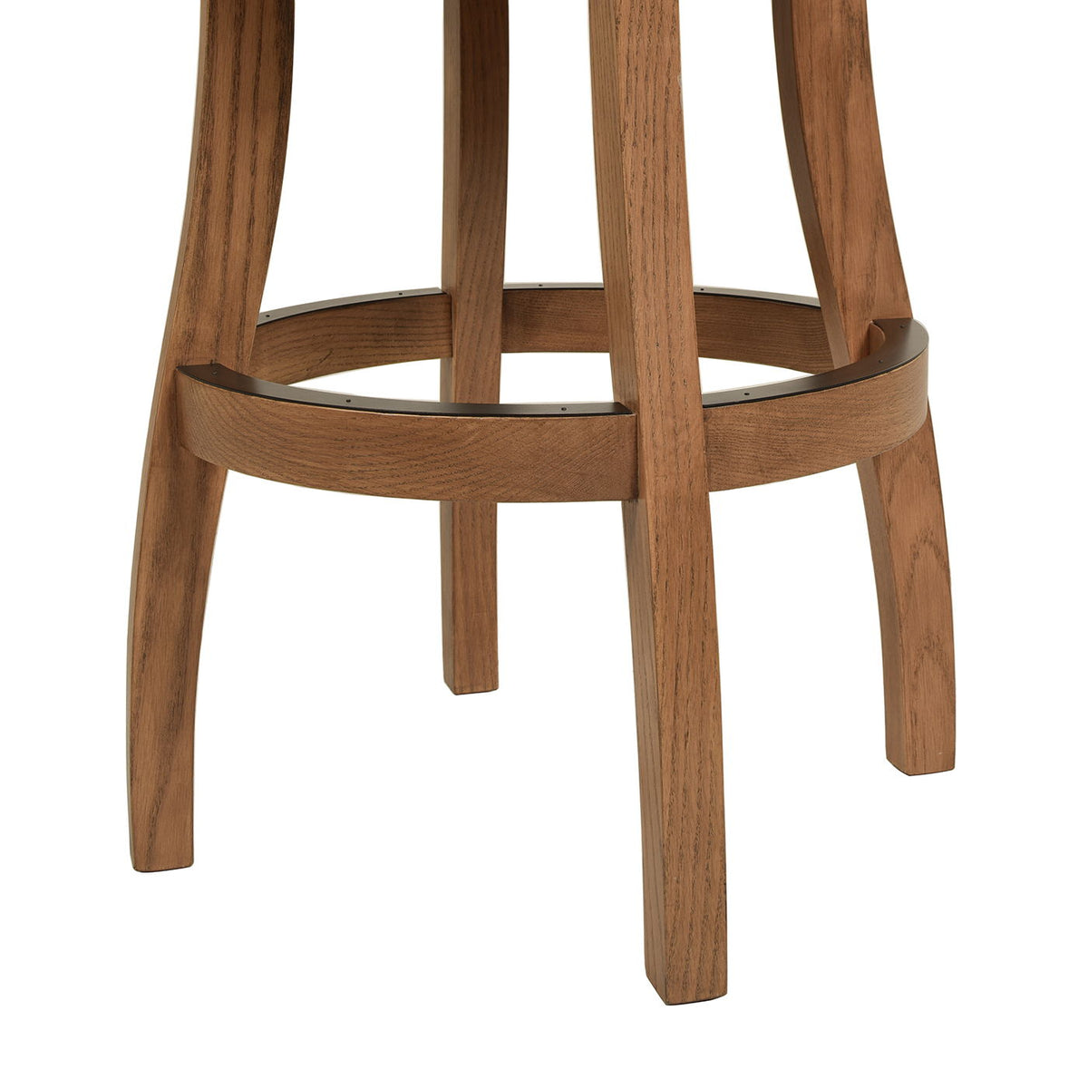 Williams Swivel Bar Stool with Armrests, hardwood frame, 28-30 in height, HouseOfZazla on Tampa Home & Garden Store