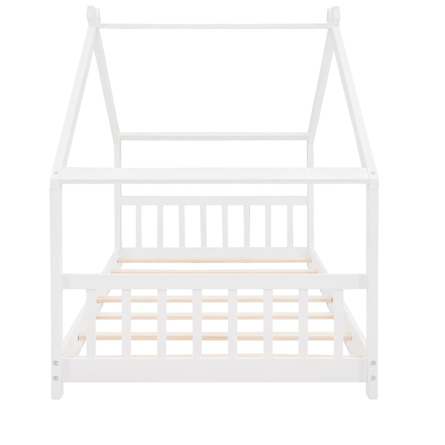 Playhouse Design Bed with Cozy Roof for Kids