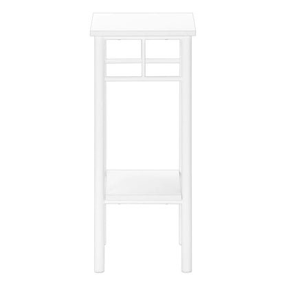 Accent Table Square white with modern design Unique Piece Furniture on Tampa Home & Garden Store