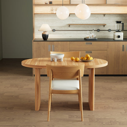Modern extendable dining table with removable leaves wood kitchen setting HouseOfZazla on Tampa Home & Garden Store