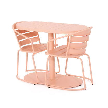 3 Piece Elegant Outdoor Bistro Set with Table