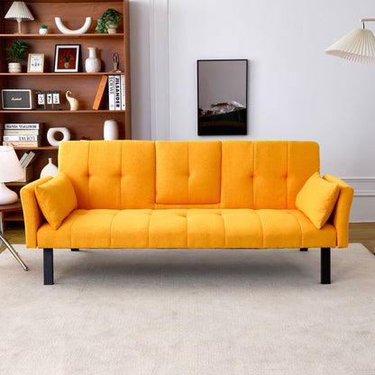 Compact Foldable Sofa Bed and Cup Holder