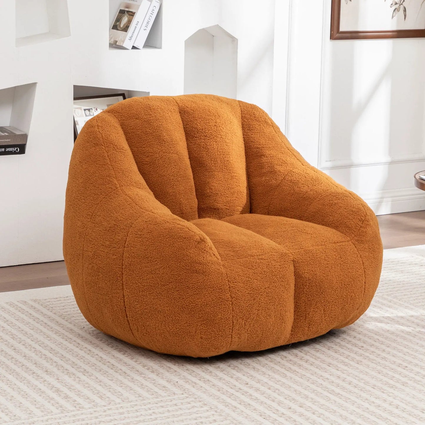 Comfy Bean Bag Chair with Memory Foam Filler
