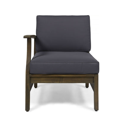 the Perla Acacia Wood Patio Armchair for Outdoors