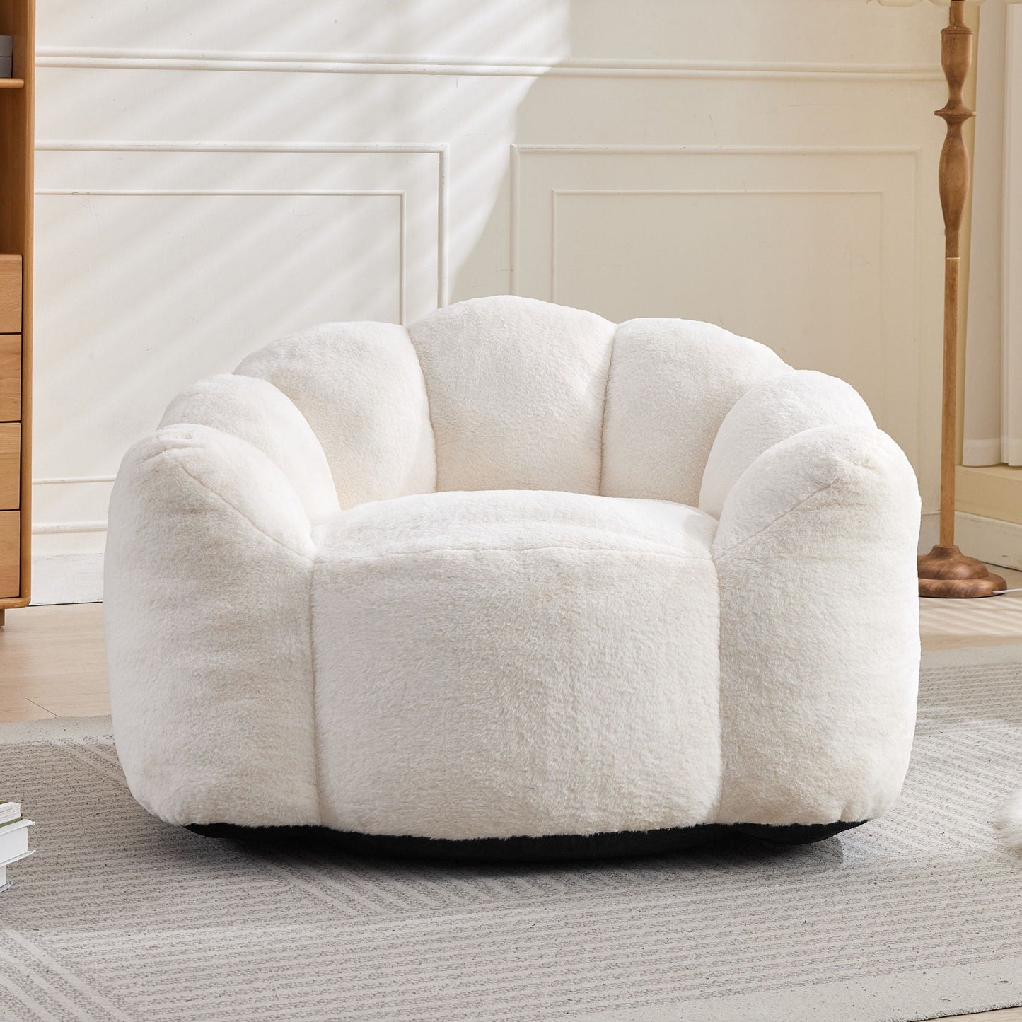 Elegant Lotus Style Pull Down Sofa with Legs