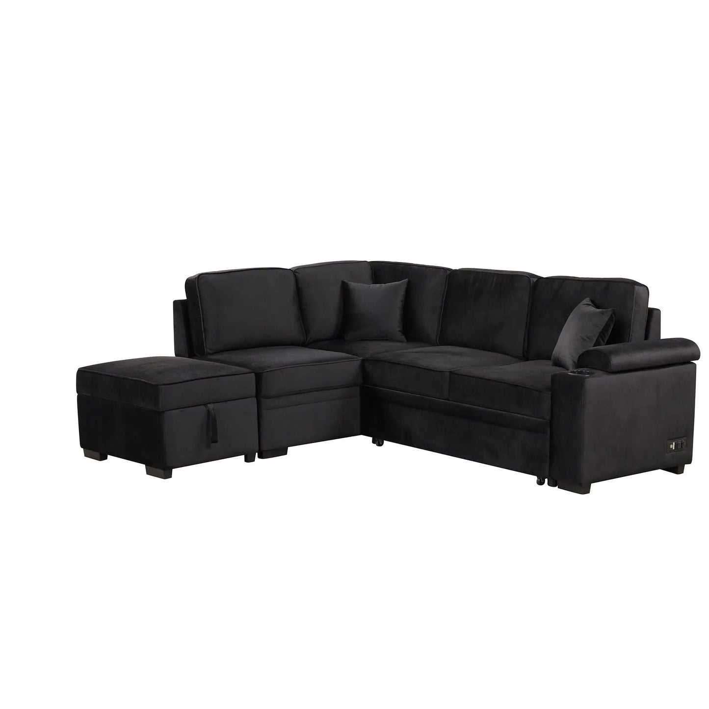 Sleeper Sofa Bed With Storage 2 In 1 Couch