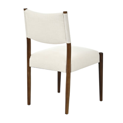 Modern Solid Wood Dining Table with Six Chairs