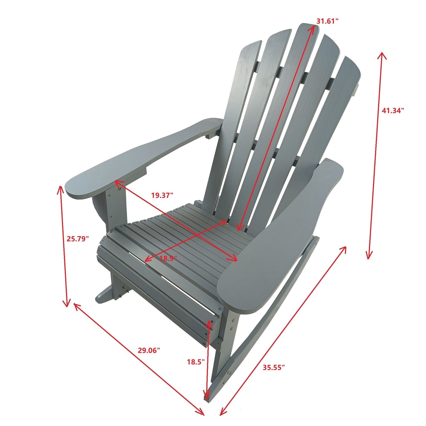 Reclining Adirondack Chair for the Front Porch