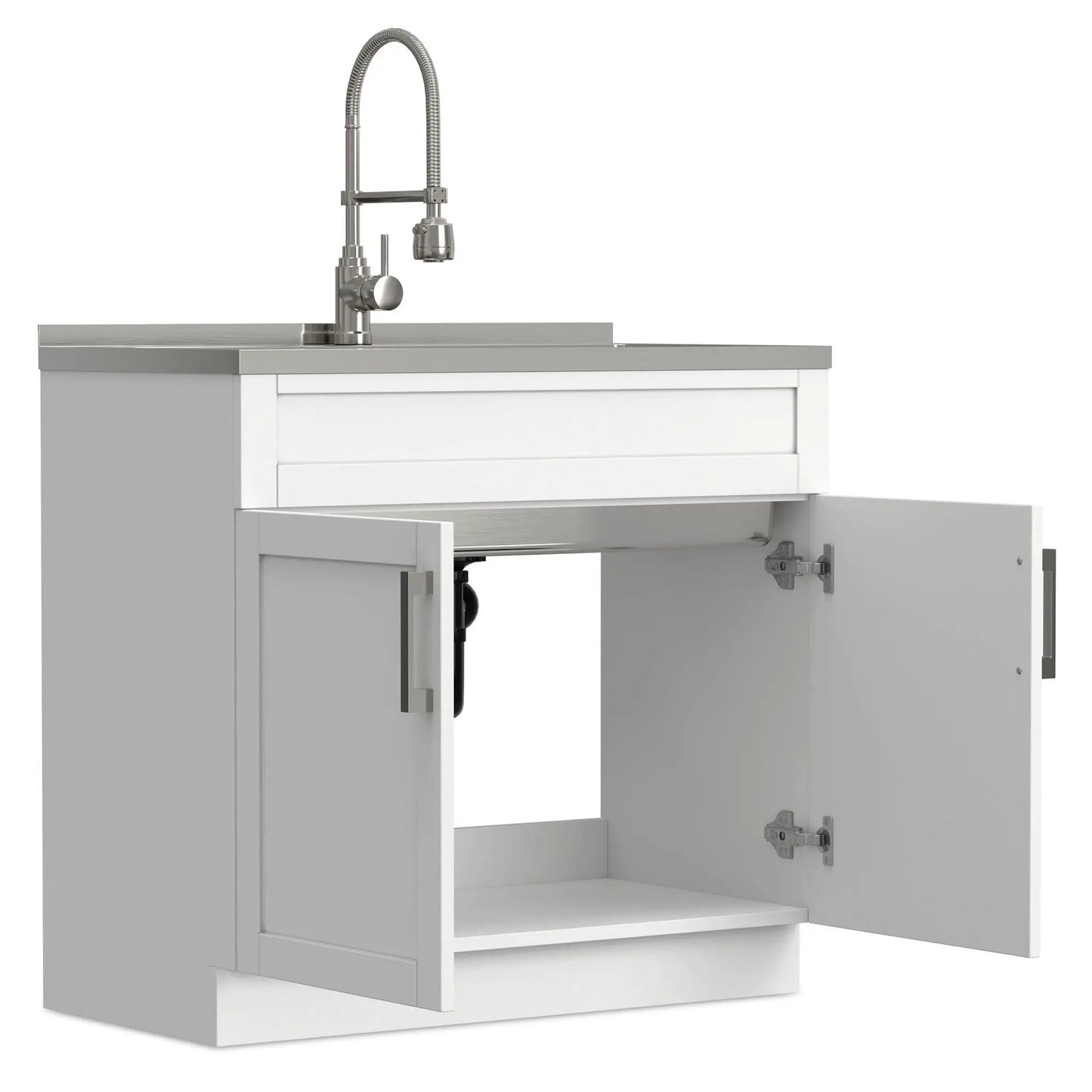 Hennessy Deluxe Laundry Cabinet With Faucet Sink