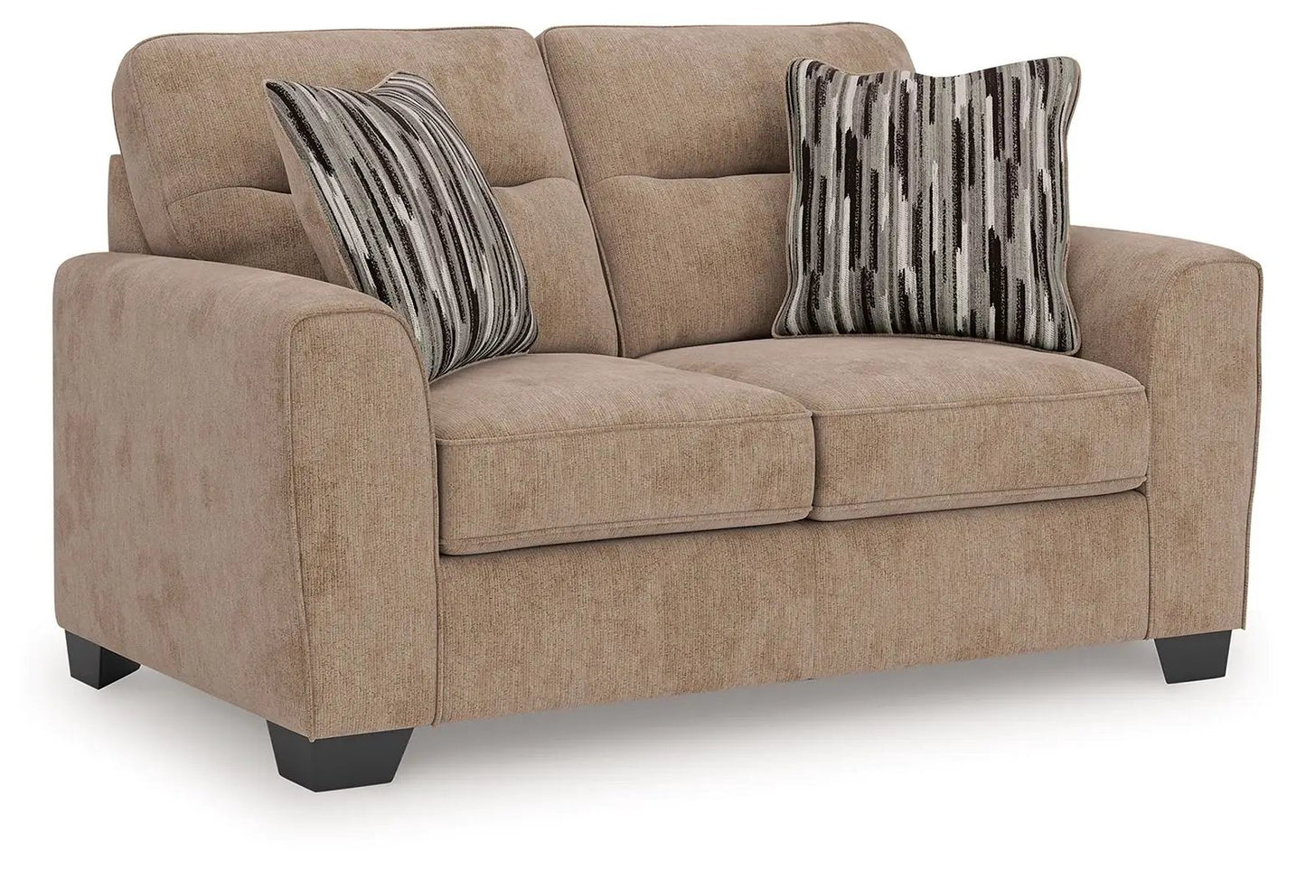 Olten Loveseat in Mocha Upholstery, Cozy