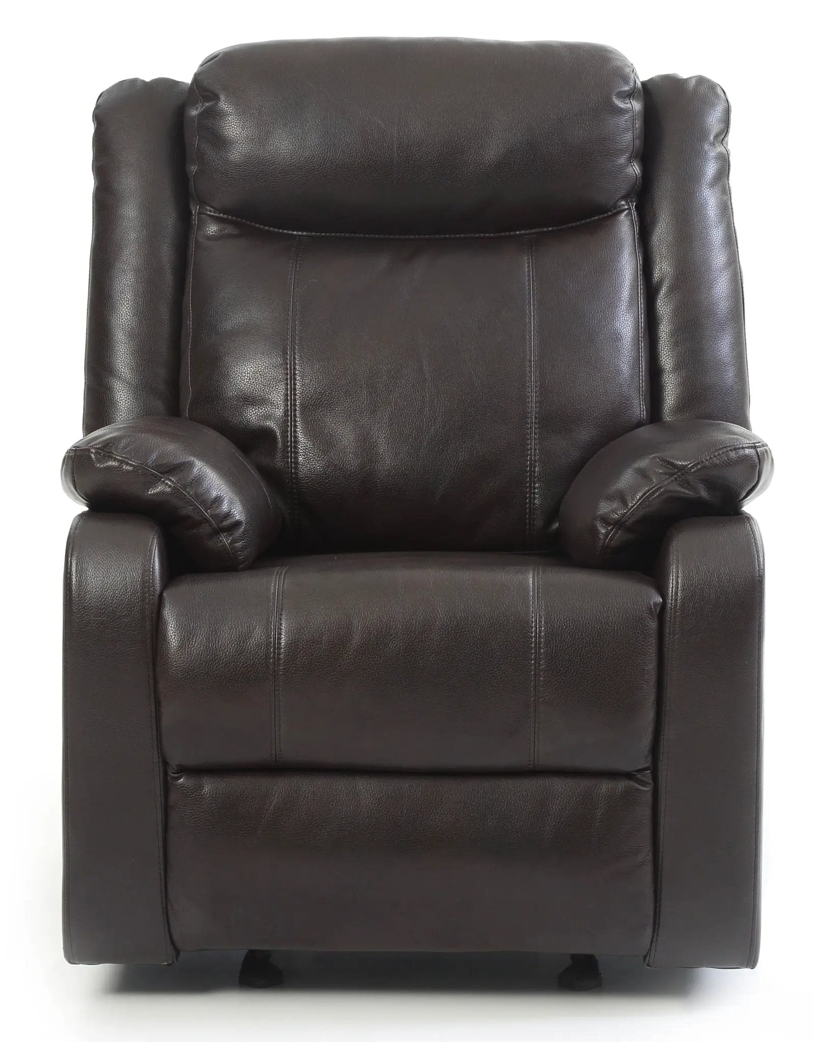 Ward Rocker Recliner in dark brown leather by Unique Piece Furniture on Tampa Home & Garden Store