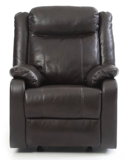 Ward Rocker Recliner in dark brown leather by Unique Piece Furniture on Tampa Home & Garden Store