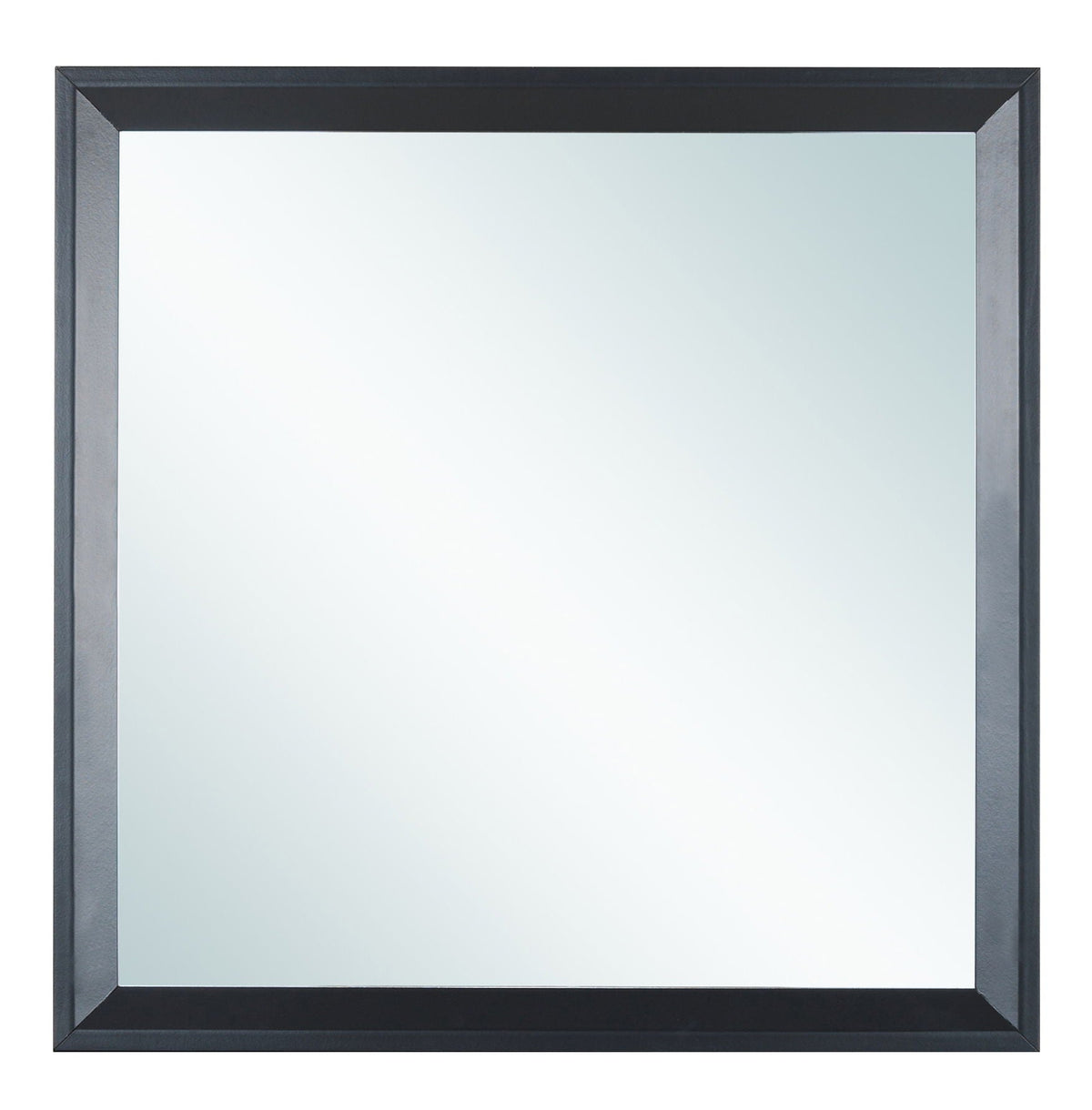 Primo Square Wall Mirror by HouseOfZazla with dark frame on Tampa Home & Garden Store