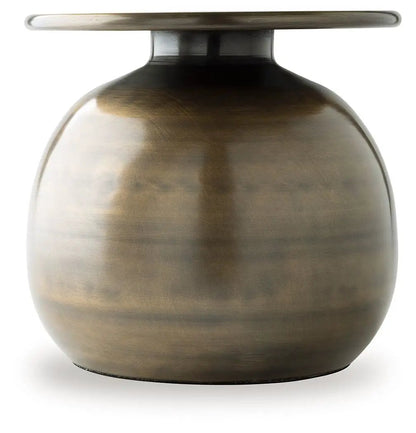Fedorleigh Vase in Antique Brass Finish Modern
