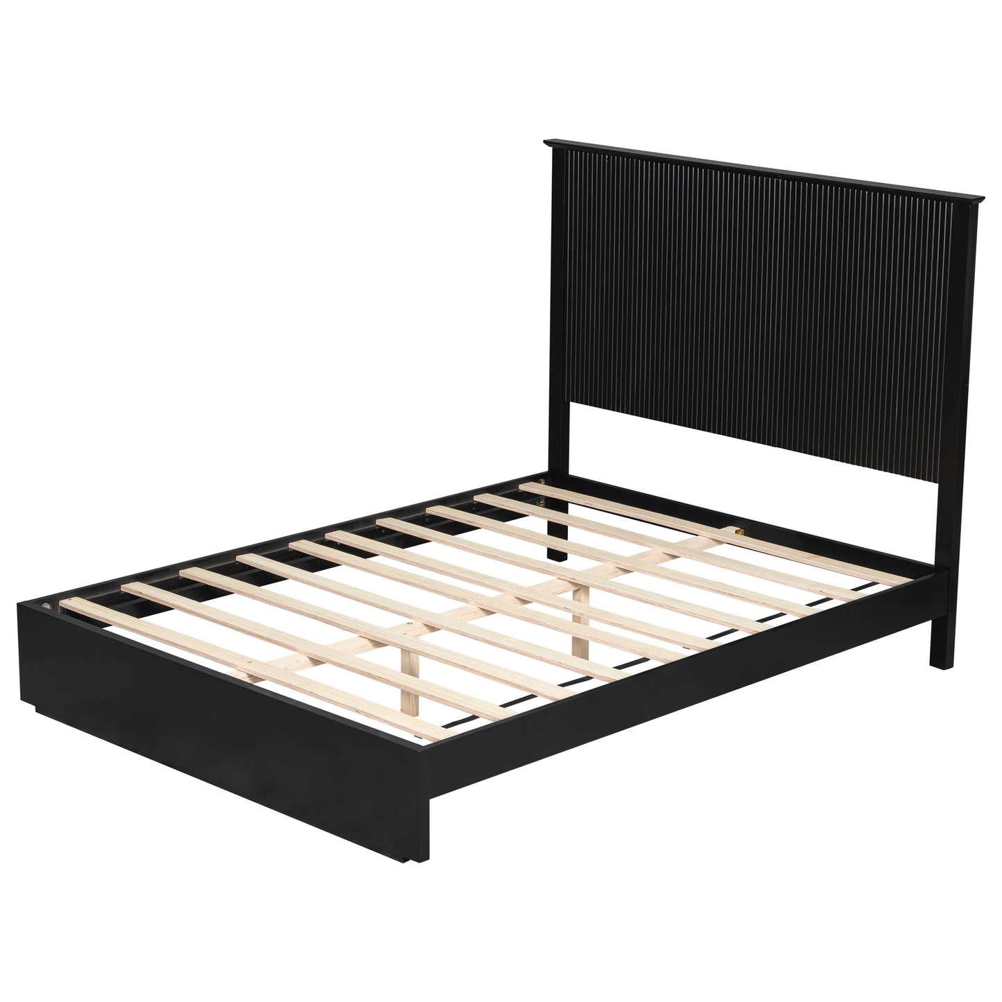 Stylish And Modern Queen Size Wood Bed Frame