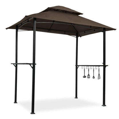 Outdoor Grill Gazebo and Double Tier Canopy