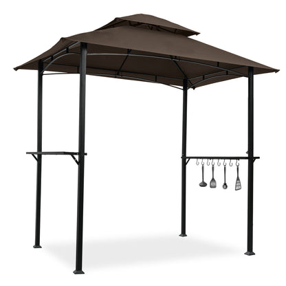 Outdoor Grill Gazebo and Steel Frame Canopy