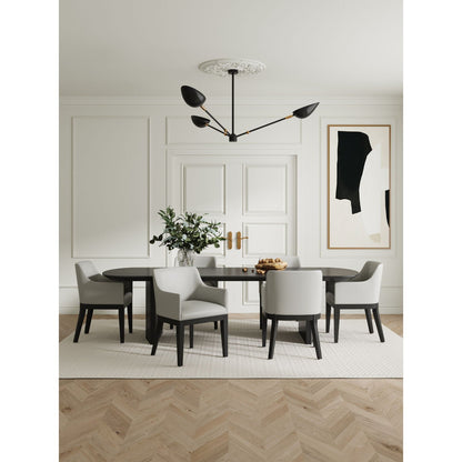 Gansevoort Solid and Modern Dining Armchair