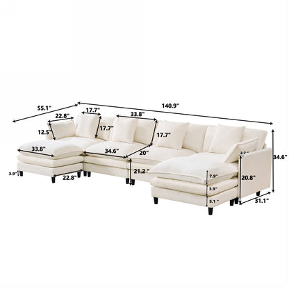 The Luxury Modular Sofa and Reconfigurable Layout