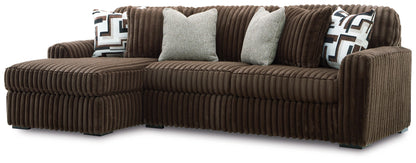 Midnight Madness Sectional and Jumbo Corduroy