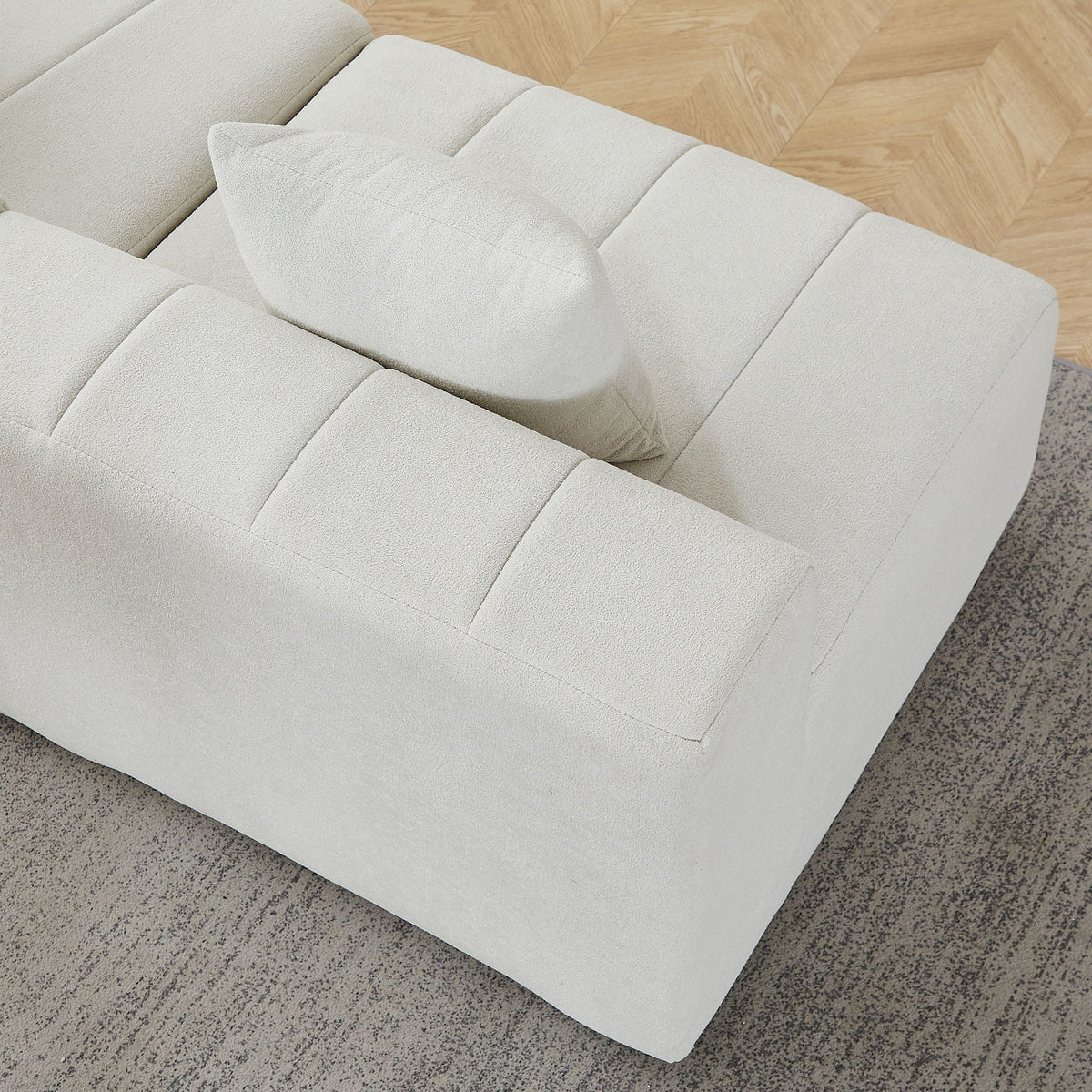 Symmetrical Modular Sofa And Piano Key Design