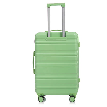 HIFINE Tourist 3-Piece Green Spinner Luggage Set with extendable handle and four wheels on Tampa Home & Garden Store