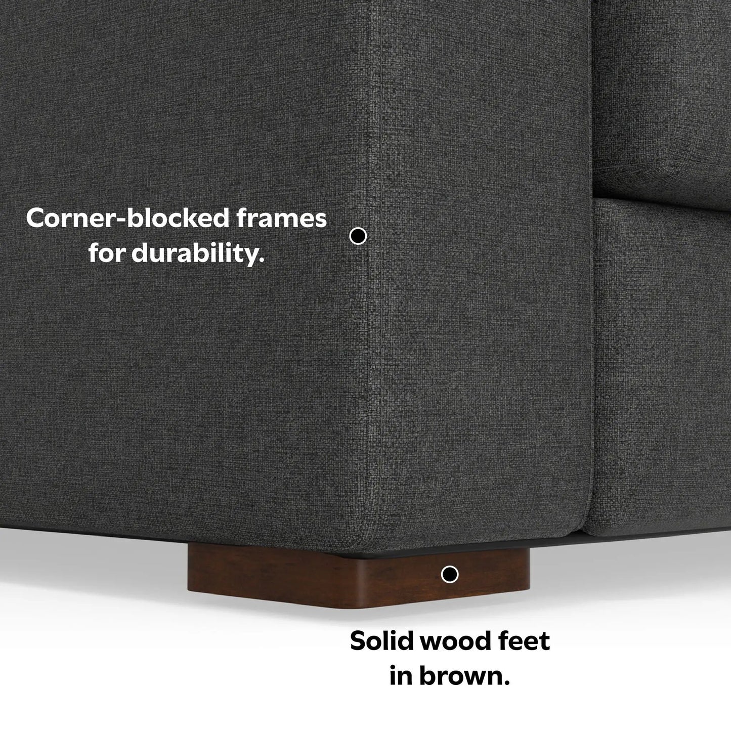 Charlie Deep Seater Sofa With Plush Seats