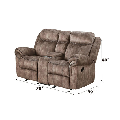 Zubaida Two Tone Three Piece Recliner Set