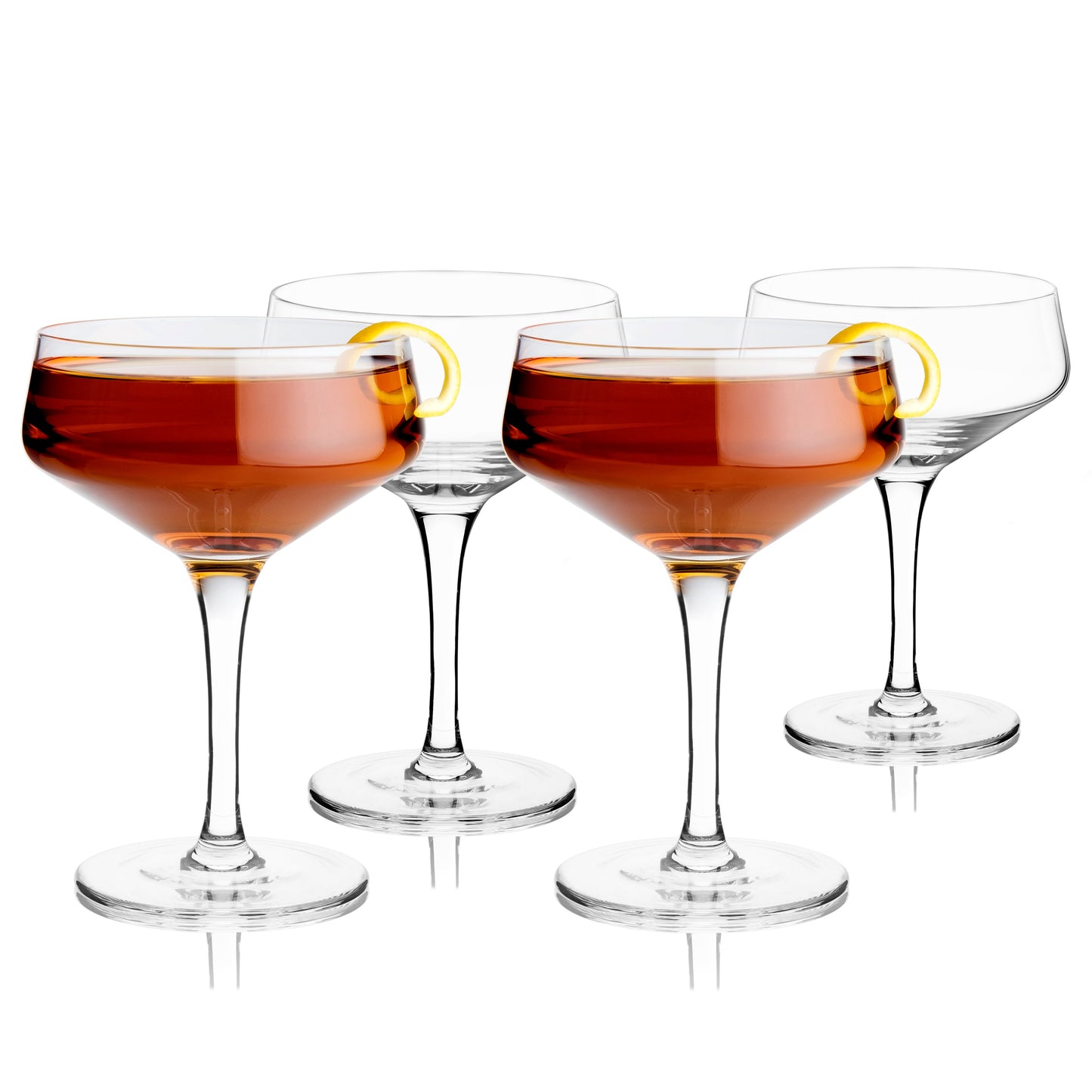 Raye Angled Crystal Coupes And Drinking Glasses